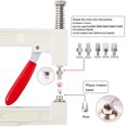 thumbnail image 2 of Máquina de ajuste de perlas Ounissouiy fijación de remaches Suministros artesanales de bricolaje hechos a mano Tela de costura y artesanía Tipo 23, 2 of 6