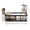 Black, variant on WYanRUI Metal Frame Dish Drying Rack with Detachable ABSanti- Tray & Cutlery Holder, Countertop Tableware Storage Organizer for Kitchen Dinnerware Utensils