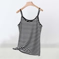 thumbnail image 2 of Plus Size Halter For Women Stripes Spaghetti Strap V Neck Tank Tops Casual Loose Stylish Basic Camisoles (4XL, Silver), 2 of 9