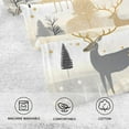 thumbnail image 4 of Deers Pines Trees Sun Hand Towel Bath Towels Face Towels Cotton Absorbent for Home Hotel Spa Swimming Yoga Sports Decorative Towel Set of 2, 4 of 8