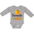thumbnail image 3 of Inktastic Sarasota Florida Orange in Heart Boys or Girls Long Sleeve Baby Bodysuit, 3 of 5