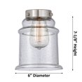 thumbnail image 4 of Innovations Lighting 238 Canton Canton 1 Light 30" Tall Plug-In Wall Sconce - Nickel, 4 of 4