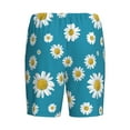 thumbnail image 7 of Daiia Daisies Flowers Mens Woven Stretch Pajama Short,Short Pajama Pants-X-Large, 7 of 7