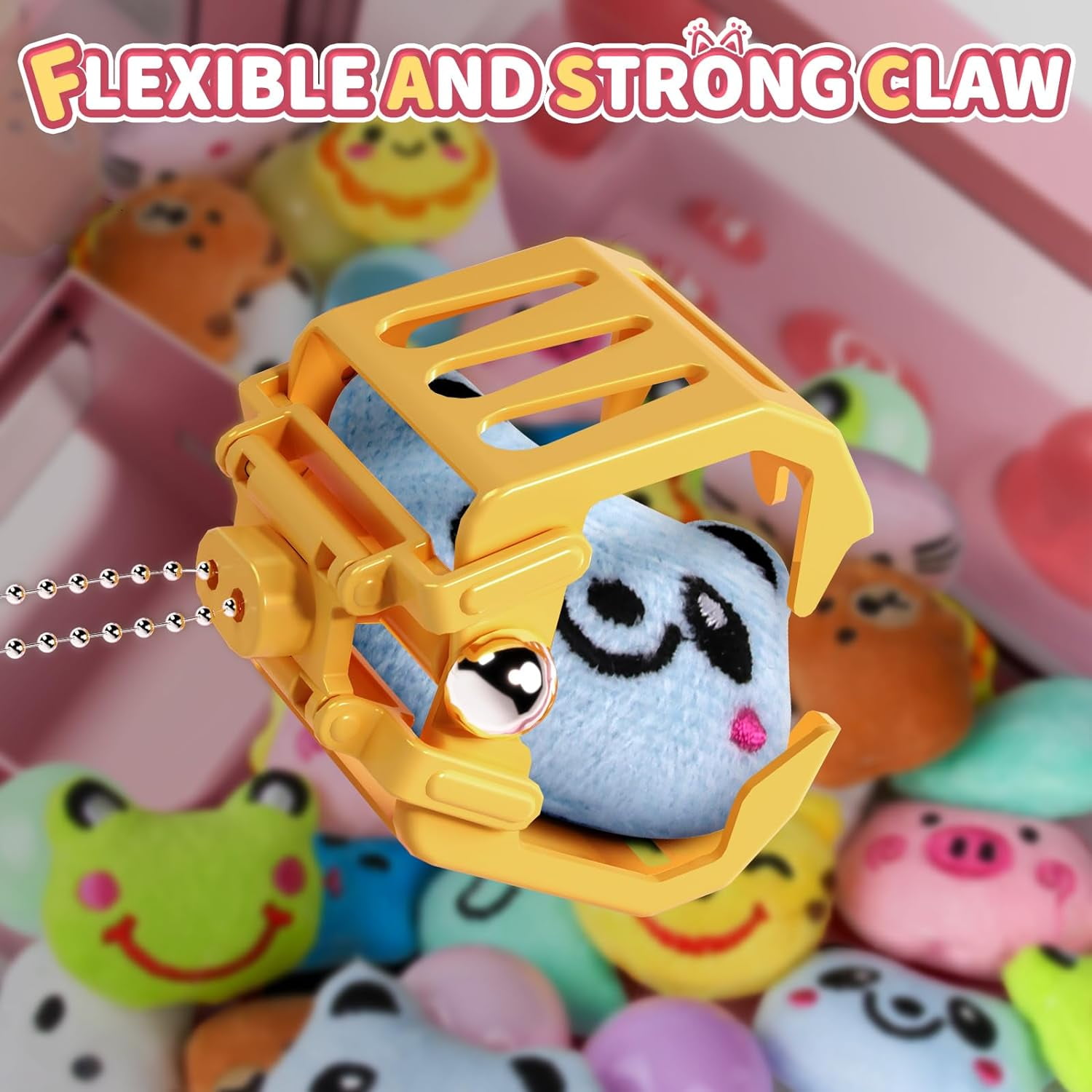 Sunforu Claw Machine ,Candy Vending Prize Machine Dispenser with LED Light & Adjustable Sound,Christmas Birthday Gift for Boys Girls Age 3+