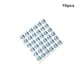 thumbnail image 3 of Inteprter 10 hojas de pegatinas de diamantes de imitación, decoraciones, calcomanías acrílicas, manualidades tridimensionales, pegatinas para uñas, Artesanía Azul claro Inteprter HA062096-13B, 3 of 6