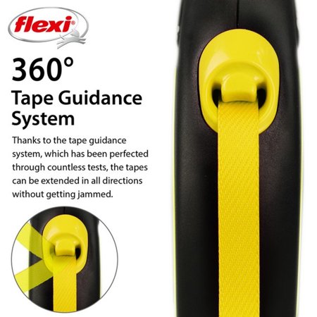 フレキシ (flexi) ニューネオン テープ S ( 5m, 15kg以下 ) 犬用伸縮リード フレキシリード ドイツ製