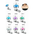 thumbnail image 2 of 14G Opal Dermal Anchor Top with Base G23 Titanium Internally Threaded Microdermals Body Piercings Studs Surface Skin Piercing Body Jewelry for Women Men, 2 of 7