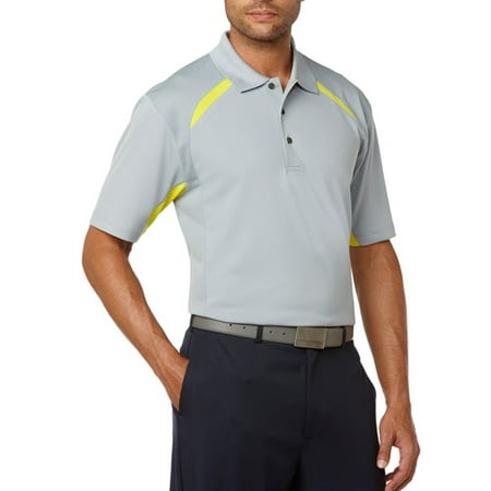Ben Hogan Men's Short Sleeve Ventilated Mesh Block Fashion Polo