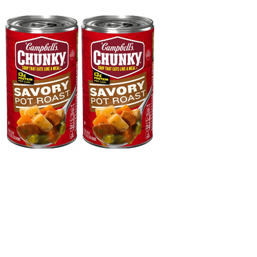 Campbell's Chunky Savory Pot Roast Soup - 18.8oz-pack of 2