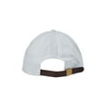thumbnail image 4 of Time and Tru Women's Bleached Denim Butterfly Icon Baseball Hat, Bleach Denim, 4 of 4