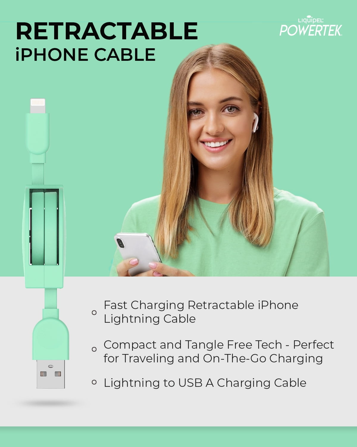 Retractable Lightning Cable