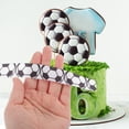 thumbnail image 6 of HONMEET White Wired Ribbon for Football Fans Projects Wedding Decorations 1 Roll Ribbon for Crafts and Fan Gear, 6 of 8