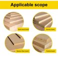 thumbnail image 4 of Drill Bit Set, High Strength Countersink Drill Bit Wear Resistant Self Tapping Hard Alloy Steel  for Woodworking, 4 of 7