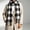 White, variant on Fall Scarf Women's Winter Tassel Plaid Scarf, Vintage Warm Knit Wrap for Cold Weather, 70.87in Long
