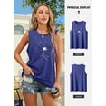 thumbnail image 3 of ZXSXSY Womens Graphic Tank Tops Summer Casual Crew Neck Sleeveless Tops Floral Print Vests, 3 of 6