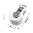 thumbnail image 3 of Pompotops Creative And Practical Quilt Buckle Quilt Sheet Fixing Clip Does Not Hurt Quilt Quilt Holder 6 Packs Clearance, 3 of 8