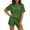 01 Green, variant on Womens Two Piece Outfits Lounge Shorts Set Short Sleeve Loose Crewneck T-Shirt Going Out Matching Sets