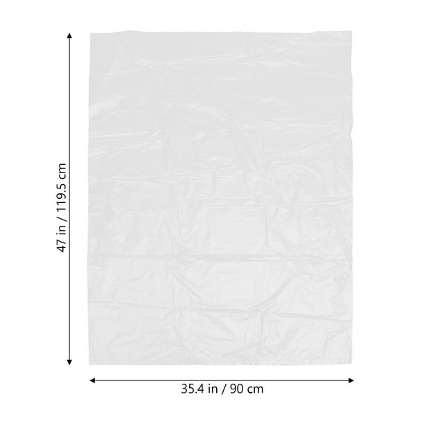 5pcs Large Clear Plastic Storage Bags Giant Plastic Storage Bag for