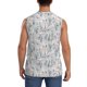 thumbnail image 4 of Fotbe white Moose winter tree Men's Camiseta sin Mangas Estampada para Hombres, Playera Casual para Gimnasio, Entrenamiento, Playa-3X-Large, 4 of 7