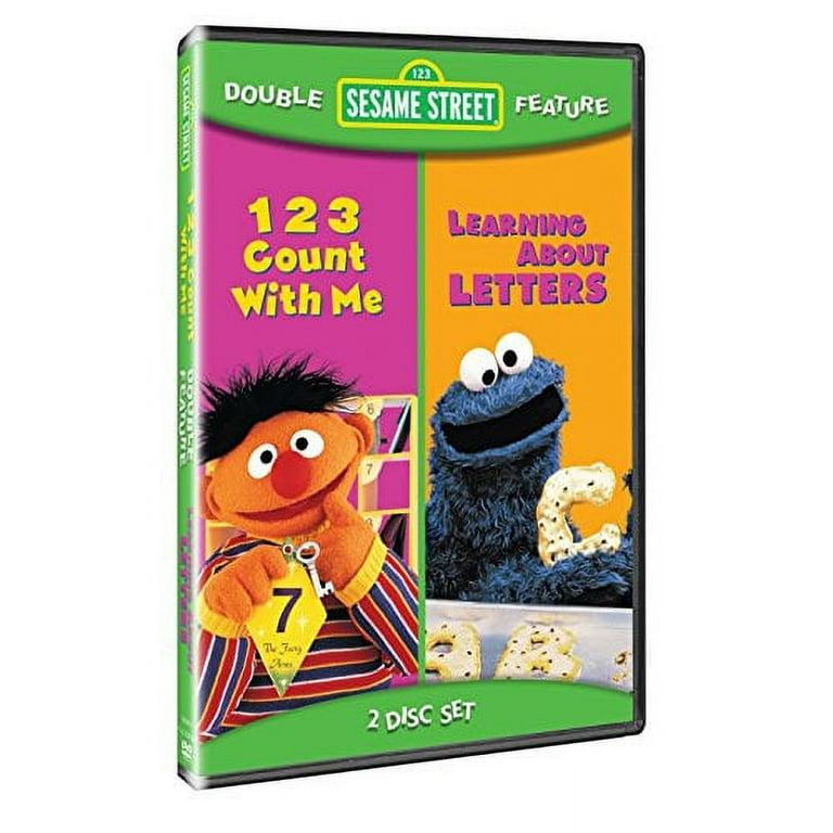 2 Play with me Sesame DVDs and 3 Sesame Street VHS s All Good