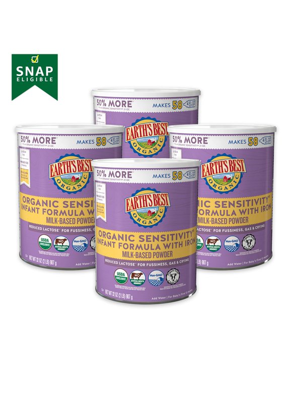 Earth's Best Baby Formula in Baby Formula