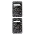 thumbnail image 2 of Placa posterior de guitarra Matsuzay 2 piezas estilo moderno PVC Perla Negra, 2 of 6