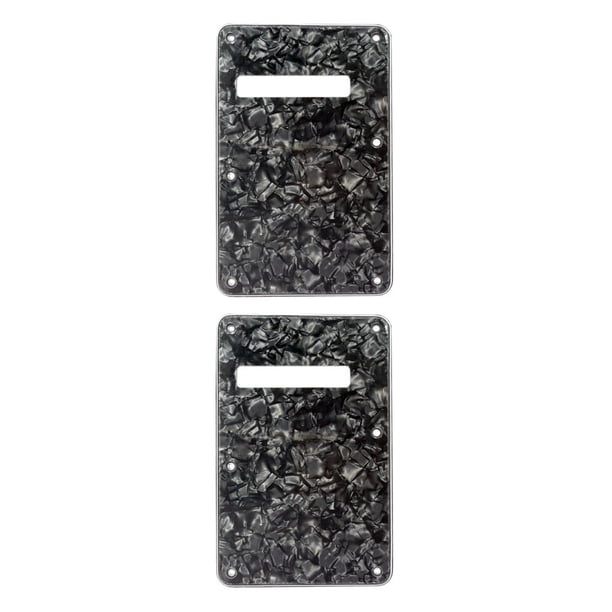 Advancent 2 Pieces Modern Style Practical Guitar Convenient Back Stable Cover Scratchplate Backplate Guitar Tremolo Accessories Parts Type5 NO5