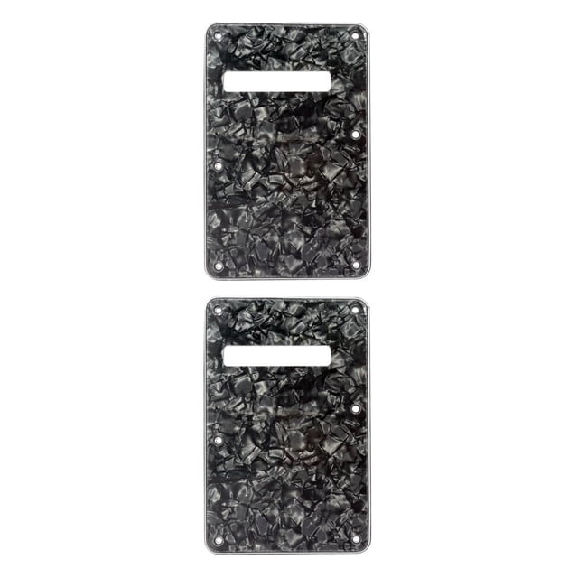 Advancent 2 Pieces Modern Style Practical Guitar Convenient Back Stable Cover Scratchplate Backplate Guitar Tremolo Accessories Parts Type5 NO5