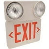 Monument Combination Led Exit Sign And Incandescent Emergency Light