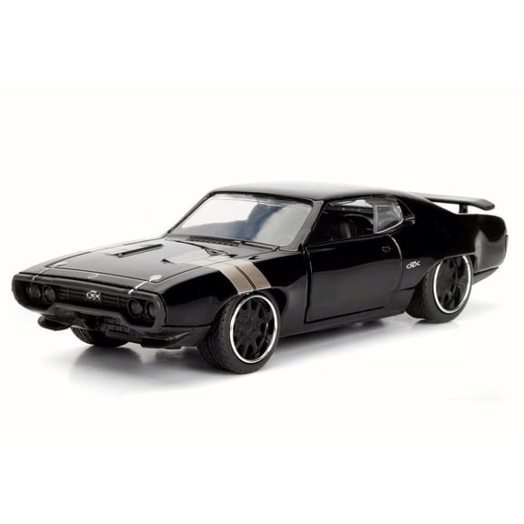 Dom's Plymouth GTX, Black - Jada 98300 - 1/32 Scale Diecast Model Toy Car