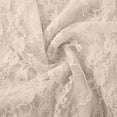 thumbnail image 6 of LWavelet Women Lace Tiered Maxi Skirt High Waist Ruffled Hem Boho Long Skirt Beige M, 6 of 7
