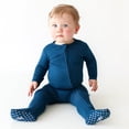 thumbnail image 2 of Pijama elegante de viscosa de cacahuete para bebé de bambú de 3 a 6 meses de vela, 2 of 7