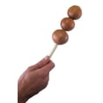 thumbnail image 2 of Three Pod Rattle - African Seed Pod Shaker - Triple Egg Shaker, 2 of 2