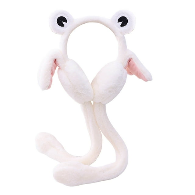 Fgnfyis Winter Ear Protective Little Design Cute Earmuffs for Kids and Warm Ear Coverage White