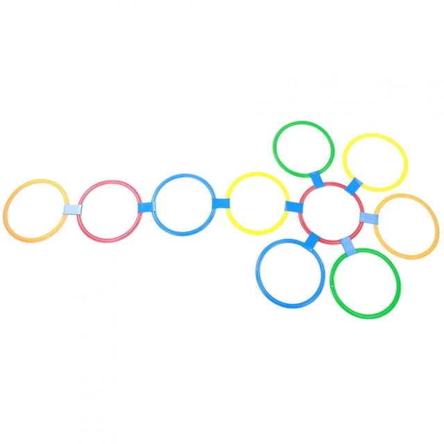 Rdeghly Speed Rings Kindergarten Training Aid Children Toy Outdoor Sport Tool 29cm/11.4in Dia,Agility Rings,Agility Hoops