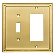 Franklin Brass Classic Architecture (1 Unidad) Cubierta Decorativa Para Interruptor De Luz De Níquel Cepillado 1 Banda/placa De Pared Basculante W35219-SN-C