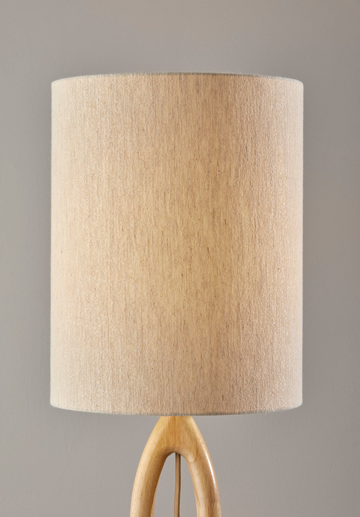 Adesso Mayfair 61" Decorative Floor Lamp with Textured Drum Shade