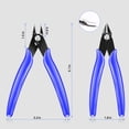 thumbnail image 3 of Micro Wire Cutter Jewellery Wire Cutters Zip Tie Cutters 3-Pack Flush Cut Nippers Precision Small Side Cutting Pliers for 3d Print Plastic Models Jewellery Electronics 5 Inches, 3 of 8