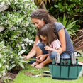 thumbnail image 3 of Garden Tote Garden Storage Box 8 Pockets Garden Bag Garden Tool Bag (tools Not Included - Dark Green), 3 of 5