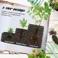 thumbnail image 2 of Outsunny Jardinière Surélevée à 3 Niveaux avec Bordure de Sécurité Gris, 2 of 6