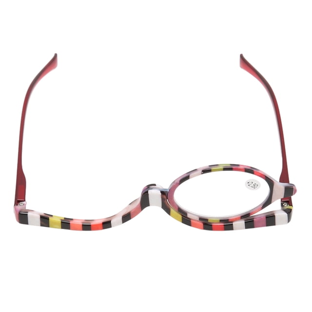 Gafas cosméticas con aumento giratorio, gafas de lectura para maquillaje, para fiestas y espectáculos +2,50
