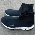 thumbnail image 1 of Balenciaga Speed Runners Sock Black/White Heel, 1 of 4