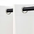 thumbnail image 2 of Blackout Curtain Panels, Set of 8, 52" x 63", Snow White, 2 of 10