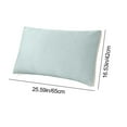 thumbnail image 3 of Ice Silk Pillow Standard Size 18.89x29.13 Inches Breathable Cooling Pillow Core Adjustable Fill Pillow for Home Office adult Use, 3 of 5