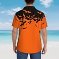thumbnail image 4 of Sigee Halloween With Black Bats for Men’s Casual Beach Summer Shirts Funky Hawaiian Shirt for Men Hawaiian Shirts,XX-Large, 4 of 7
