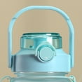 thumbnail image 2 of Copa De Agua 1300ml Pajita Big Belly Cup Color degradado Vaso de plástico Cute Sports Kettle Verde Sywqhk Libre de BPA, 2 of 2