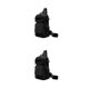 thumbnail image 4 of Minnieouse extensible de tela con bandolera transpirable para acampar y escalar, bolsa de pecho, capacidad para equipo de Camping Negro 2Conjunto, 4 of 6