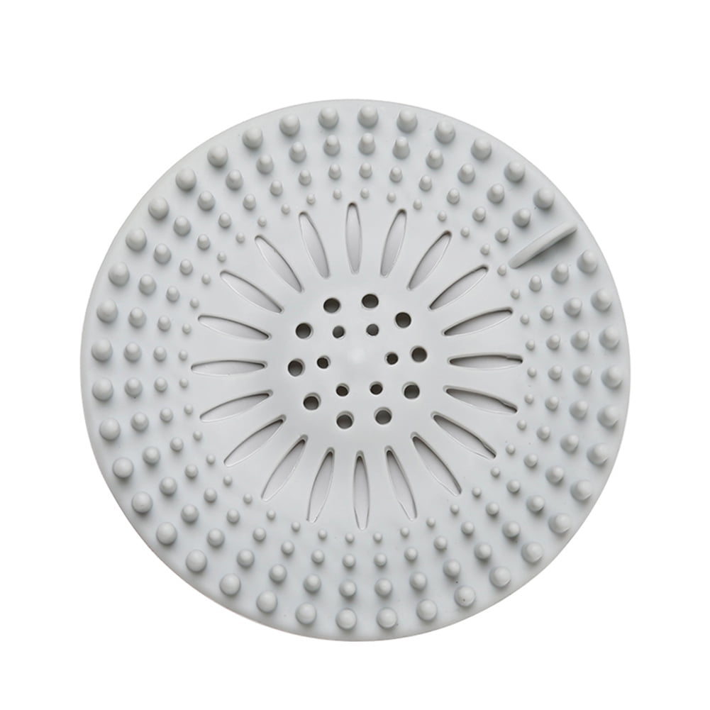 1Pcs Silicone Catcher Shower Drain Covers, Hair Stopper Filter Universal Rubber Sink Strainer