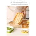 thumbnail image 5 of Ice Cube Tray with Lid & Storage Bin, Ice Cube Maker Mold for Freezer with Container, Mini Ice Cube Tray Makes 15 Cube Ice at once for Cocktail Whiskey Tea Coffee (White), 5 of 8