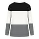 thumbnail image 5 of ICHUANYI Clearance Women's Fashion Printed Loose T-shirt Long Sleeves Blouse Round Neck Casual Tops Sweatshirt Hoodies(Black, S) ICHUANYI WER2023081511418, 5 of 5